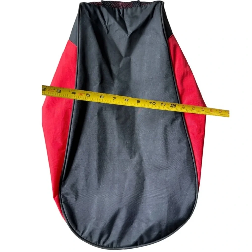 VINTAGE Nike Red and Black Unisex Barrel Style Duffel Bag